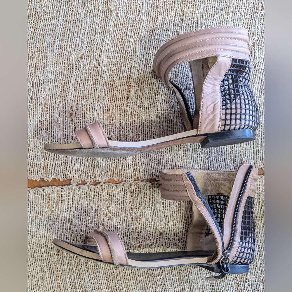 L.A.M.B. Fish Net Shoes